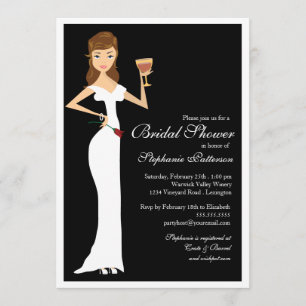 Convite da celebração do chá de panela do tema 