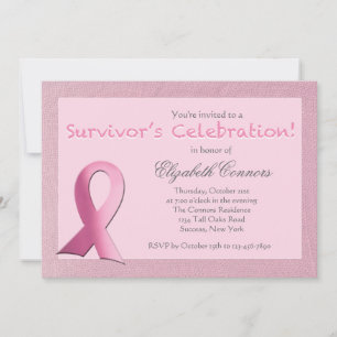 Convite da celebração do sobrevivente do cancro