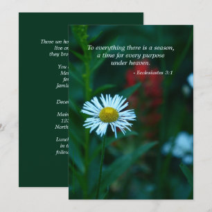 Convite da cerimonia comemorativa, citações da