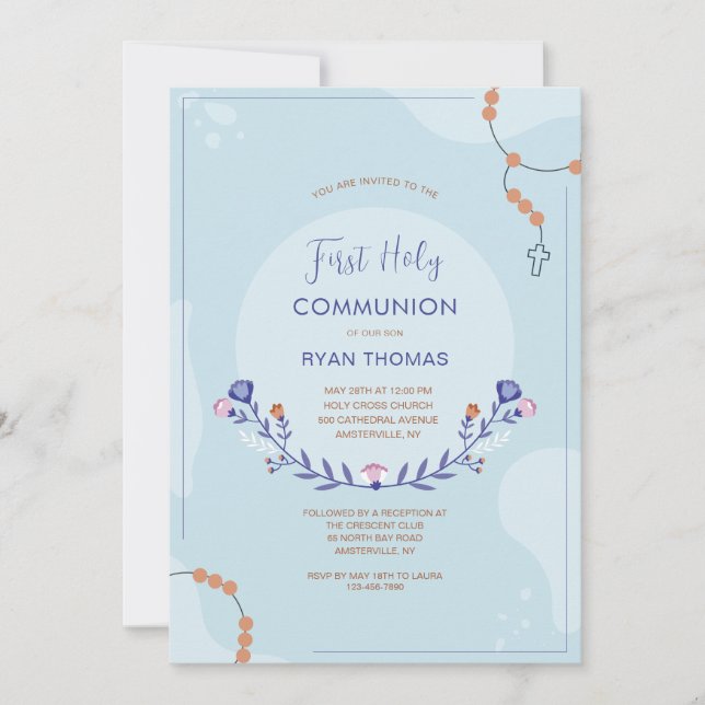 Convite da Comunidade precioso (Frente)