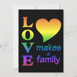 Convite da família Rainbow, personalizar
