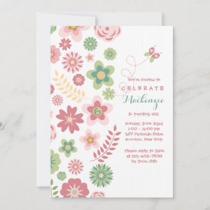 Convite da fantasia da menina