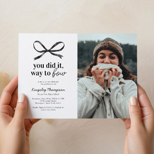 Convite da Festa de Formatura do Laço Preto