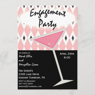 Convite da festa de noivado