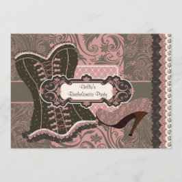 Convite da festa de solteira