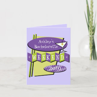 Convite da festa de solteira