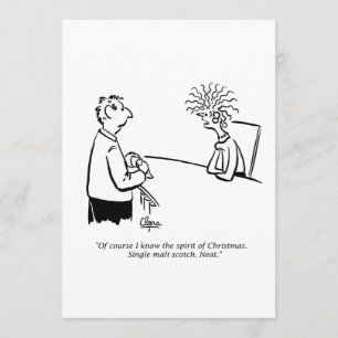 Convite da festa natalícia - espírito do Natal