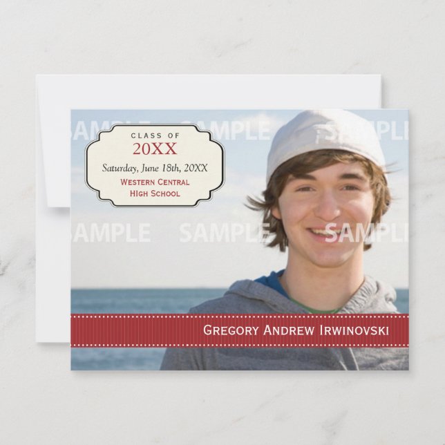 Convite da fita da graduação (Frente)