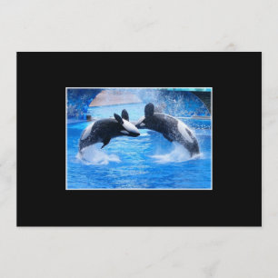 Convite da foto da baleia