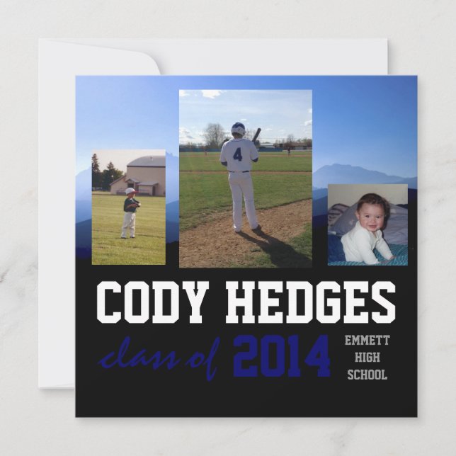 Convite da graduação da Multi-Foto (Frente)