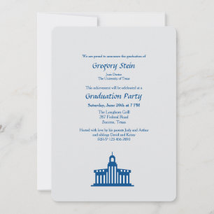 Convite da graduação da universidade