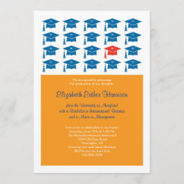 Convite da graduação do boné