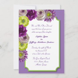 Convite da janela Floral