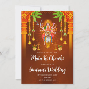 Convite da Mata Rani e convite da Mata ki Chowki