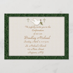 Convite da pomba do cristão