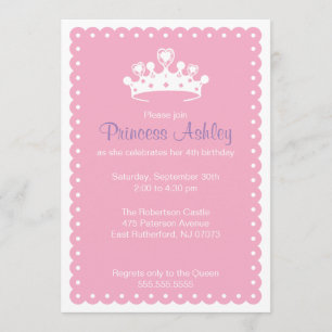 Convite da Princesa Coroa