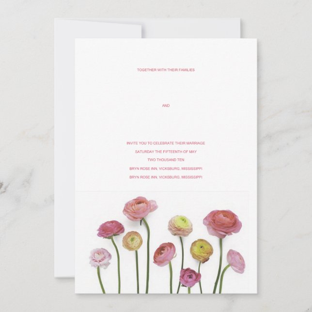 Convite da tulipa (Frente)