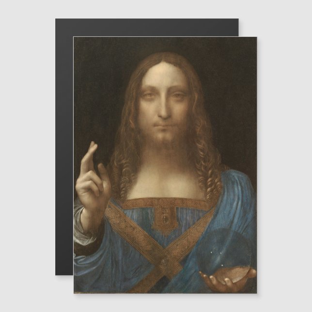 Convite Da Vinci, Salvador do Mundo, Salvador Mundi (Frente/Verso)