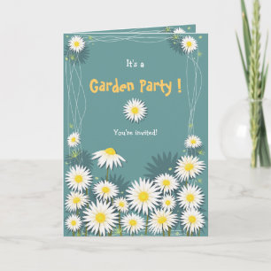 Convite Daisy Garden Birthday Party Invitation 2