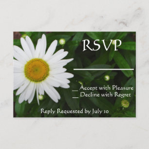 Convite Daisy RSVP