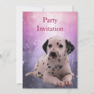 Convite Dalmation no Parque