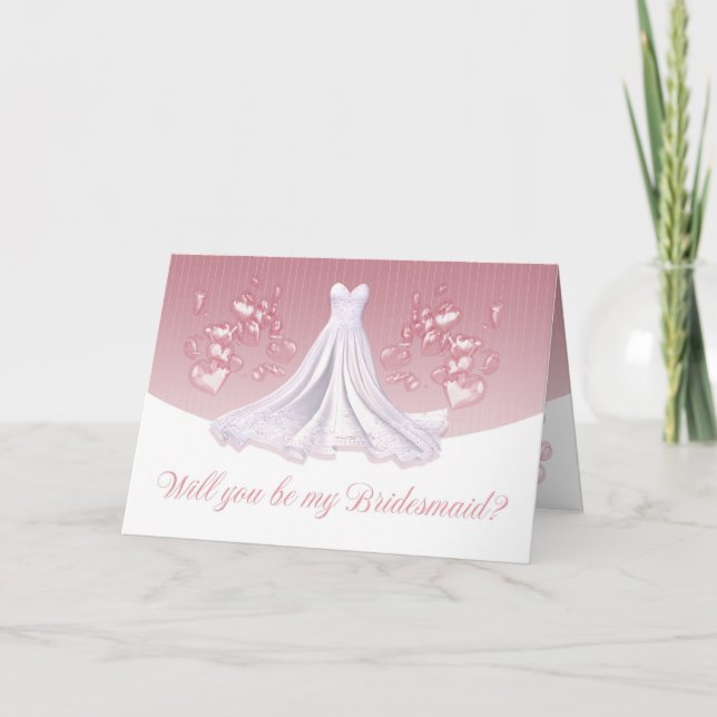 Convite Dama de honra - você será minha dama de honra Ca (Frente)
