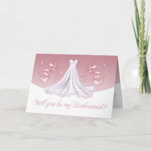 Convite Dama de honra - você será minha dama de honra Ca