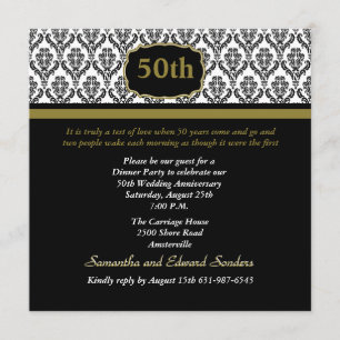 Convite Damask Any Age