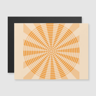 Convite Dandelion, Espiral Laranja, Arte Abstrata Boho