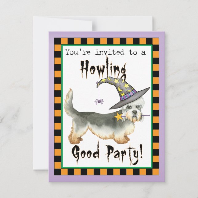 Convite Dandie Witch (Frente)