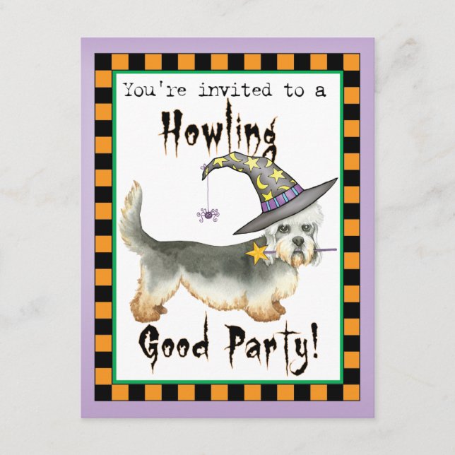 Convite Dandie Witch (Frente)