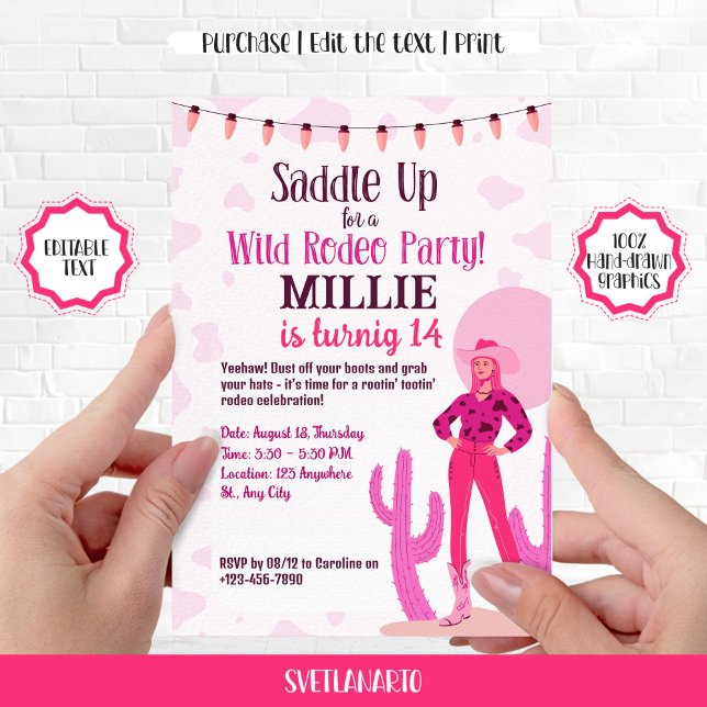 Convite de (Frontal view)