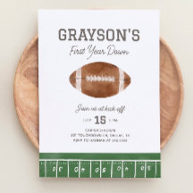 Convite de 1º Aniversário de Futebol, Primeiro Ano