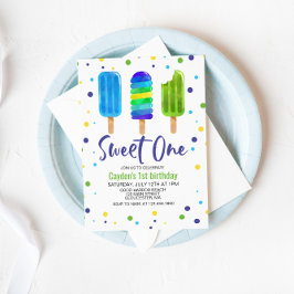 Convite de 1º Aniversário Sweet One