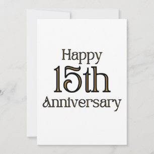 Convite de 15º Aniversário Feliz