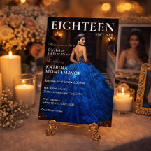 Convite de 18º Aniversário de Estreia Elegante