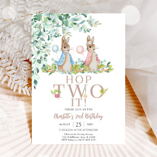 Convite de 2º Aniversário do Bunny