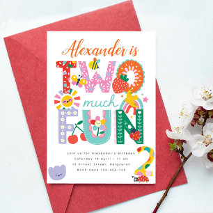 Convite de 2º Aniversário, Primavera Colorida, Mui