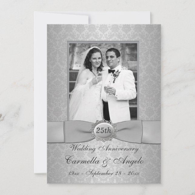 Convite de 25º Aniversário - NÃO USE PAPEL PRATEAD (Frente)