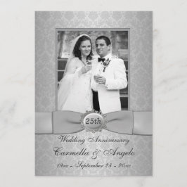 Convite de 25º Aniversário - NÃO USE PAPEL PRATEAD