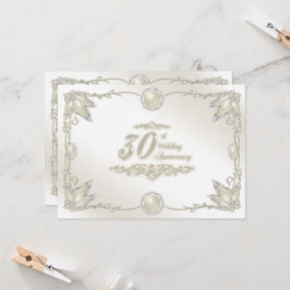 Convite de 30 Casamento de Aniversário