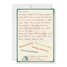 Convite de 4º Aniversário do Campo Chaos: Para Sem