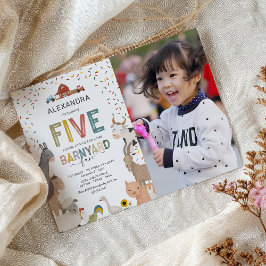 Convite de 5º Aniversário da Fazenda do Photo Barn