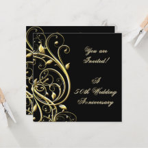 Convite de 50º Aniversário de Casamento