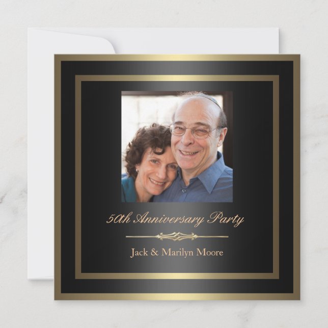 Convite de 50º Aniversário - Foto (Frente)