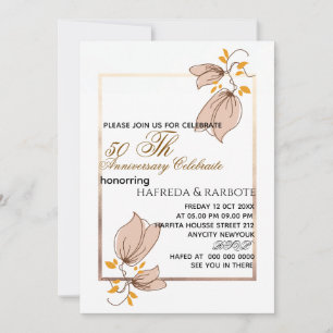 Convite de 50 anos, Casamento Verde Anni
