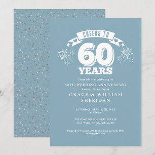 Convite de 60 Anos de Casamento