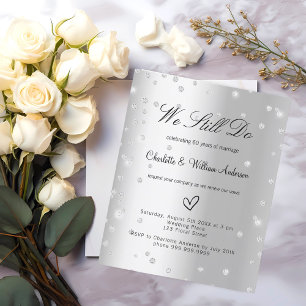 Convite de 60 anos de casamento de Silver