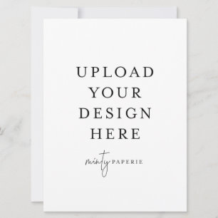 Convite de 6,5" x 8,75" - Retrato