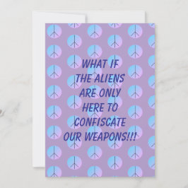 Convite de Abdução Alienígena de Arma